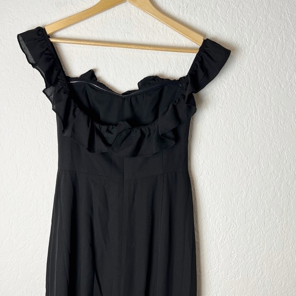Wayf Harlow Off-The-Shoulder A-Line Dress - Picture 4 of 11